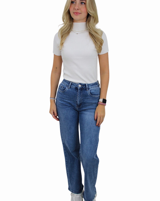 ICONIC STRAIGHT LEG JEANS MF-131 | BLUE