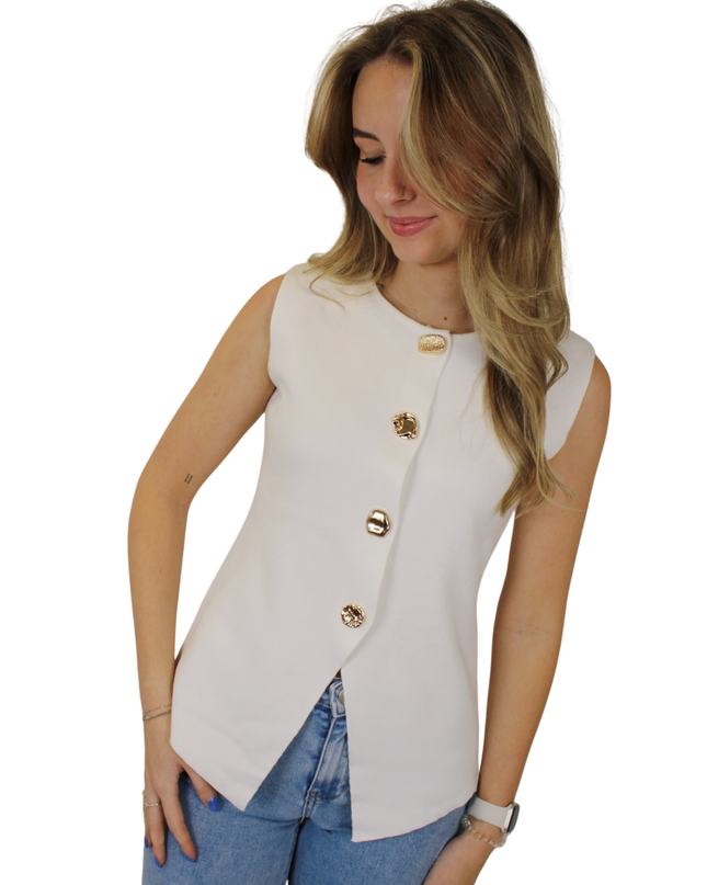 OLIVIA TOP | WHITE