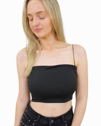 BASIC CROP TOP | ZWART