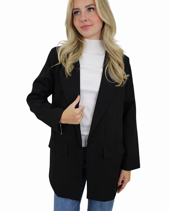 MOLLY BASIC BLAZER | BLACK