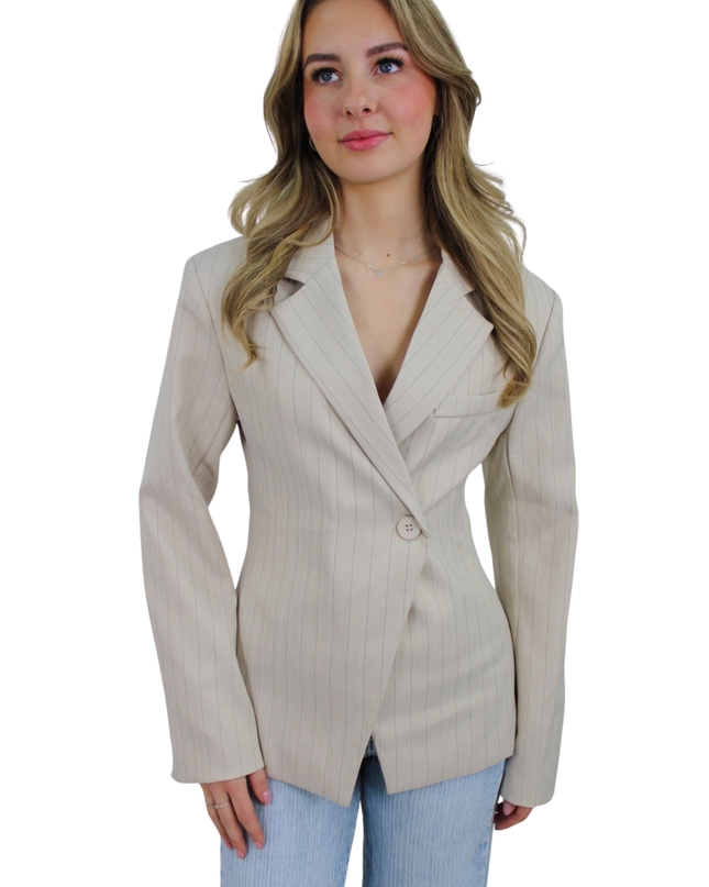 CLASSY IVIVI BLAZER | BEIGE
