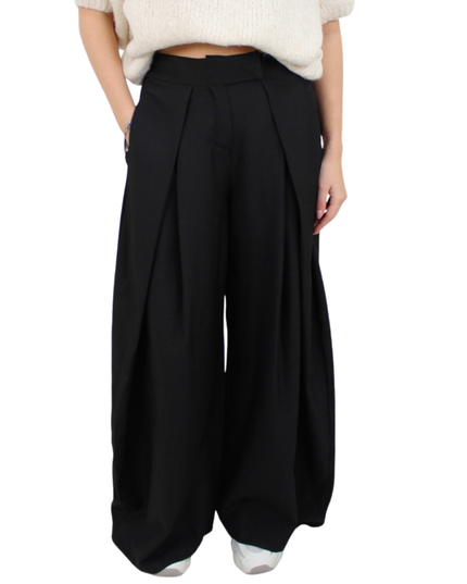 (PRE-ORDER MA 2 FEB) LIVIA WIDE LEG PANTALON | BLACK