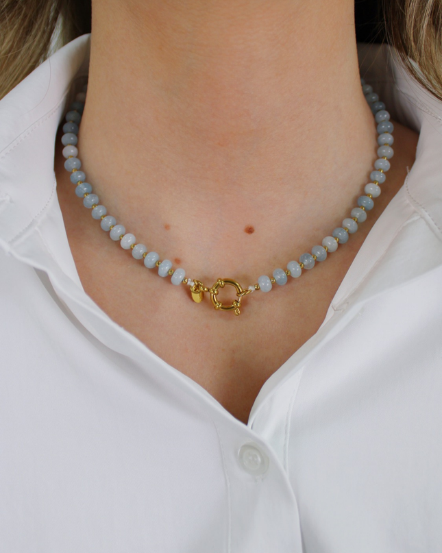 STONE NECKLACE | BLUE