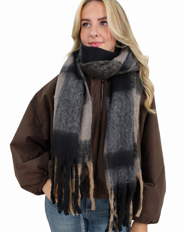 LIV SOFT SCARF | BLACK