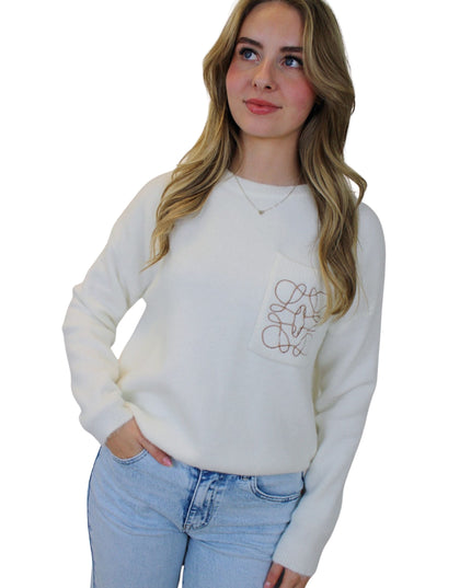 INSPIRED SOFT SWEATER | WHITE