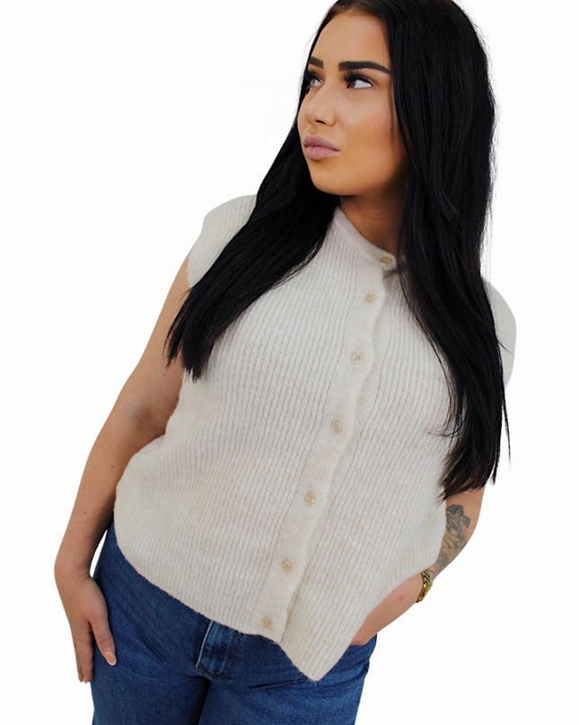SOFT SPENCER GILET | VANILLA