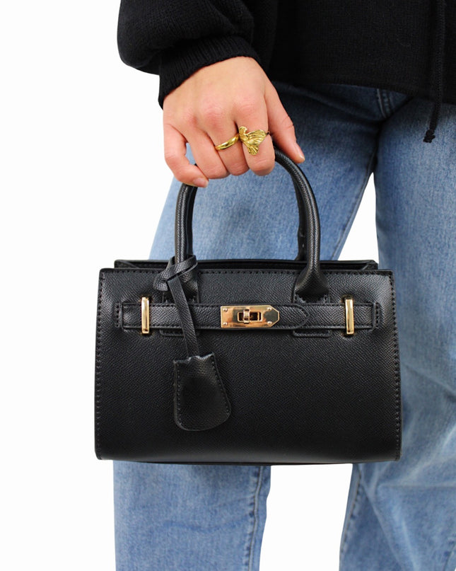 POLLY LOOK A LIKE BAG | BLACK