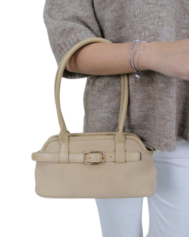 CLAIR SUEDE BAG | BROWN