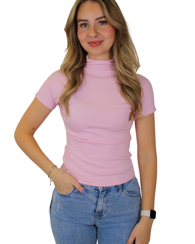 BY SWAN BASIC TOP | BABY PINK