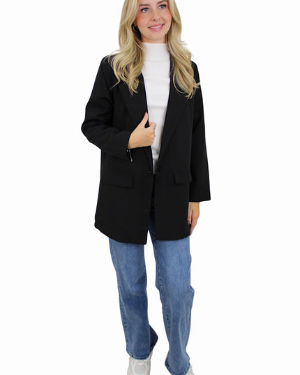 MOLLY BASIC BLAZER | BLACK