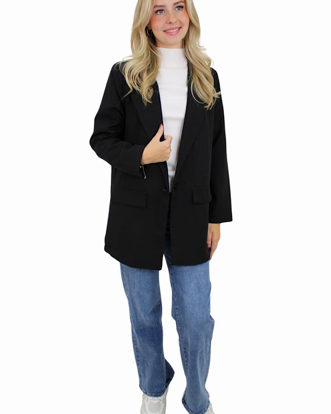 MOLLY BASIC BLAZER | BLACK