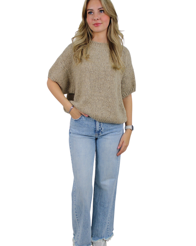 CHLOE COMFY KNIT | TAUPE