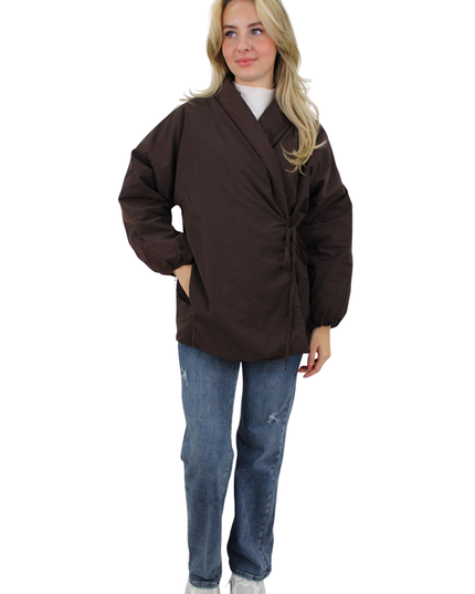 BASIC PUFFER JACKET | BROWN