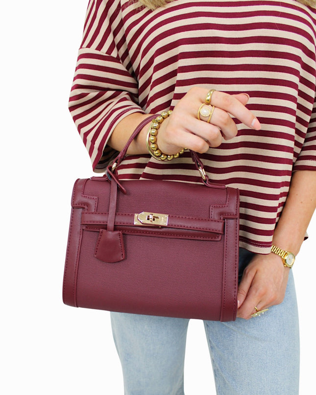 KELLY BAG | BORDEAUX
