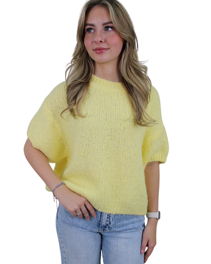 CHLOE COMFY KNIT | YELLOW